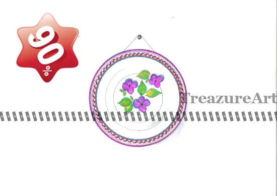 Romanian motif hanging plate Digital Product